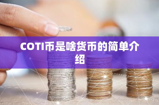 COTI币是啥货币的简单介绍