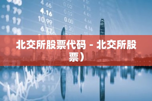 北交所股票代码 - 北交所股票）