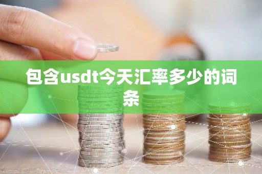 包含usdt今天汇率多少的词条