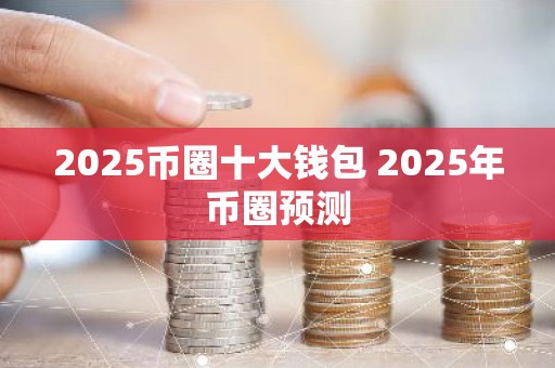2025币圈十大钱包 2025年币圈预测