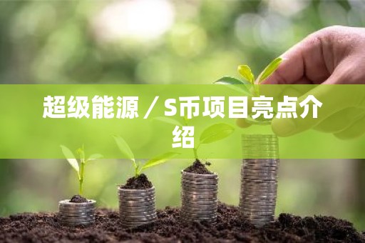 超级能源／S币项目亮点介绍