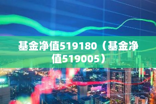 基金净值519180（基金净值519005）