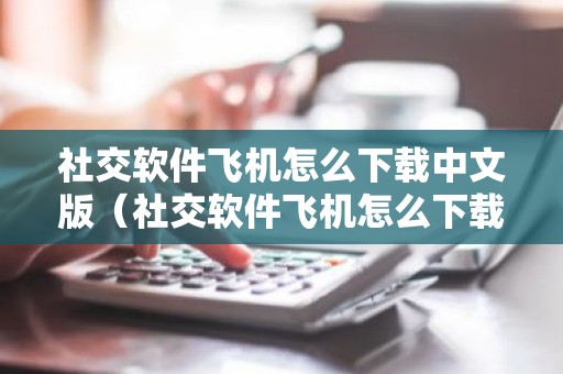 社交软件飞机怎么下载中文版（社交软件飞机怎么下载中文版苹果）