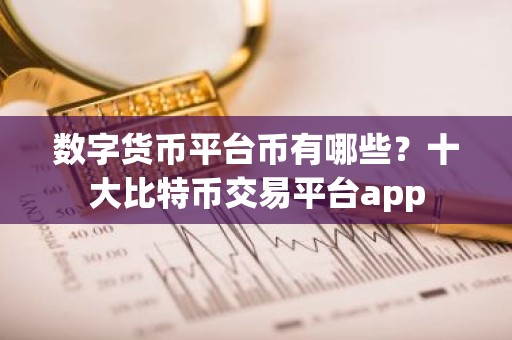 数字货币平台币有哪些？十大比特币交易平台app