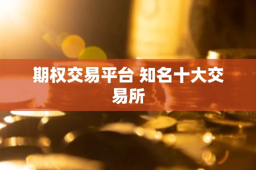 期权交易平台 知名十大交易所