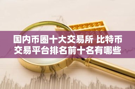 国内币圈十大交易所 比特币交易平台排名前十名有哪些？