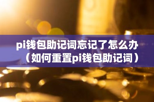 pi钱包助记词忘记了怎么办（如何重置pi钱包助记词）