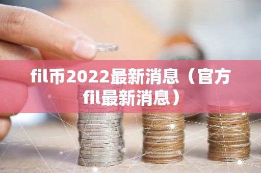 fil币2022最新消息（官方fil最新消息）