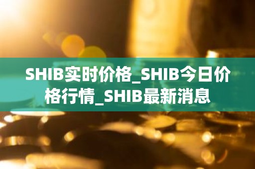 SHIB实时价格_SHIB今日价格行情_SHIB最新消息