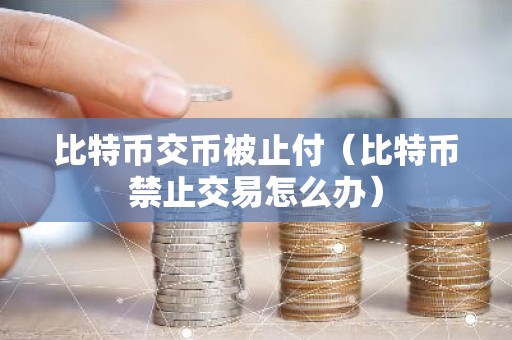 比特币交币被止付（比特币禁止交易怎么办）