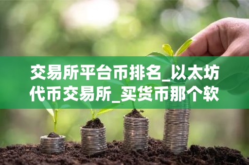 交易所平台币排名_以太坊代币交易所_买货币那个软件