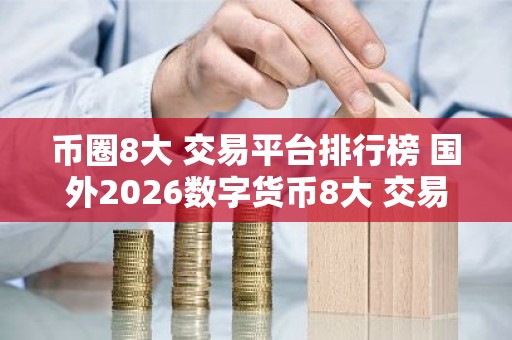 币圈8大 交易平台排行榜 国外2026数字货币8大 交易平台排行
