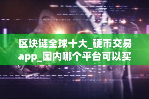 区块链全球十大_硬币交易app_国内哪个平台可以买币
