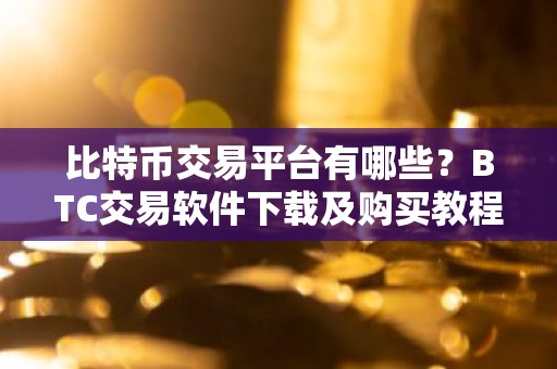 比特币交易平台有哪些？BTC交易软件下载及购买教程
