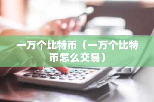 一万个比特币（一万个比特币怎么交易）