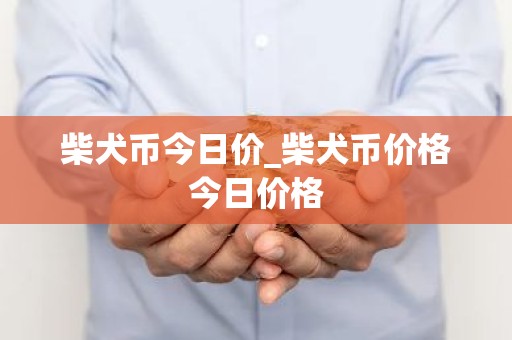 柴犬币今日价_柴犬币价格今日价格
