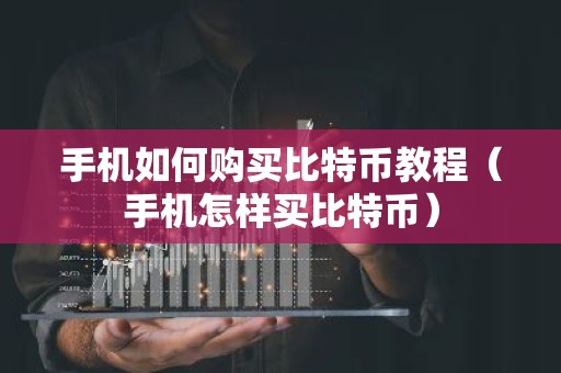 手机如何购买比特币教程（手机怎样买比特币）