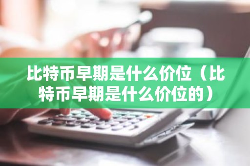 比特币早期是什么价位（比特币早期是什么价位的）