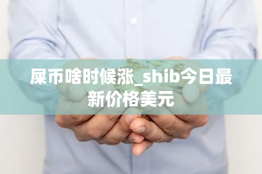 屎币啥时候涨_shib今日最新价格美元