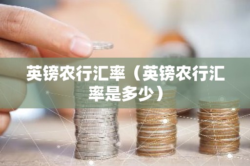 英镑农行汇率（英镑农行汇率是多少）