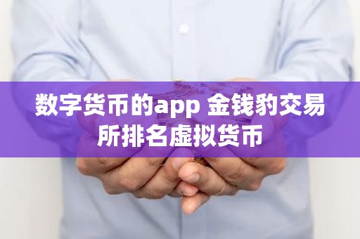 数字货币的app 金钱豹交易所排名虚拟货币