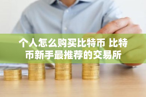个人怎么购买比特币 比特币新手最推荐的交易所