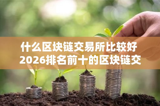 什么区块链交易所比较好 2026排名前十的区块链交易所分享