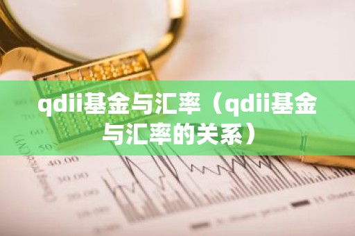 qdii基金与汇率（qdii基金与汇率的关系）