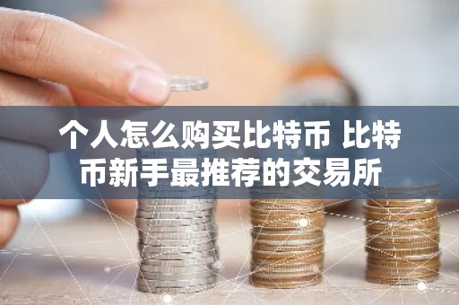 个人怎么购买比特币 比特币新手最推荐的交易所