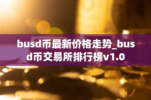 busd币最新价格走势_busd币交易所排行榜v1.0
